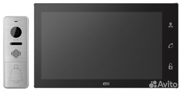 Видеодомофон CTV-DP4102 FHD B цв. черный