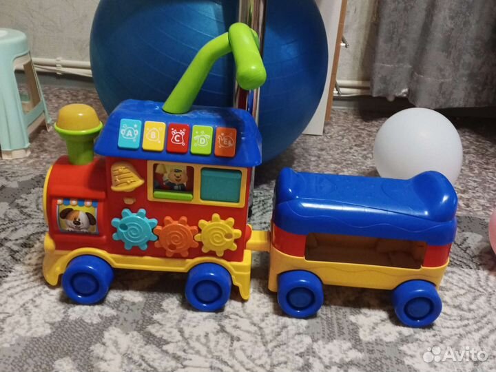 Паровозик Каталка пушкар