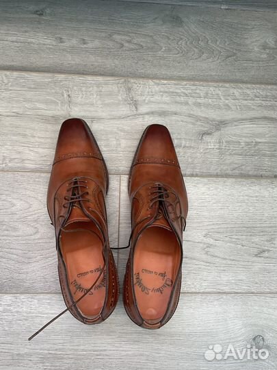 Туфли оксфорды Santoni 9uk