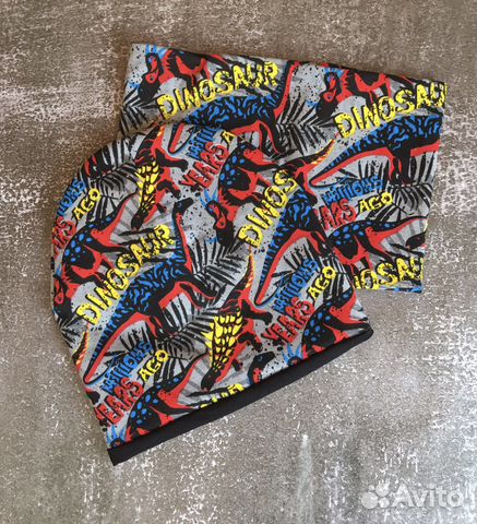 Шапка для мальчиков снуд демисезон