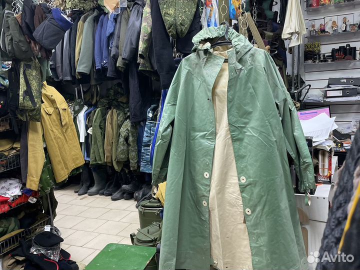 Плащ обрезиненный озк бцк солдатские