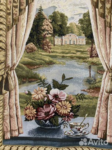 Гобелен на стену, гобеленовое панно 98х65 Бельгия