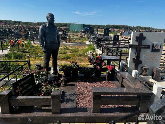 Изготовление памятников и надгробий с установкой