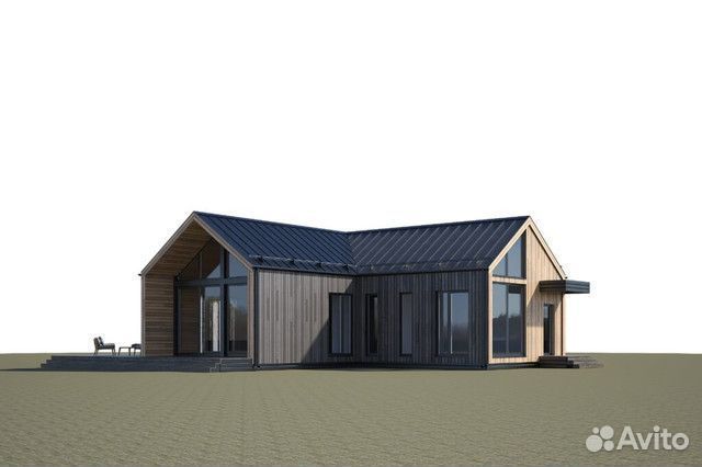 Каркасный дом под ключ 166м2 Барнхаус166