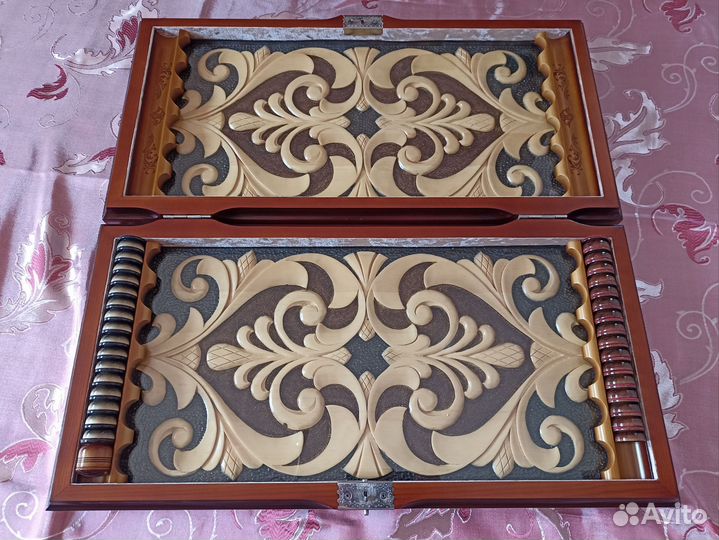 Нарды резные ручной работы