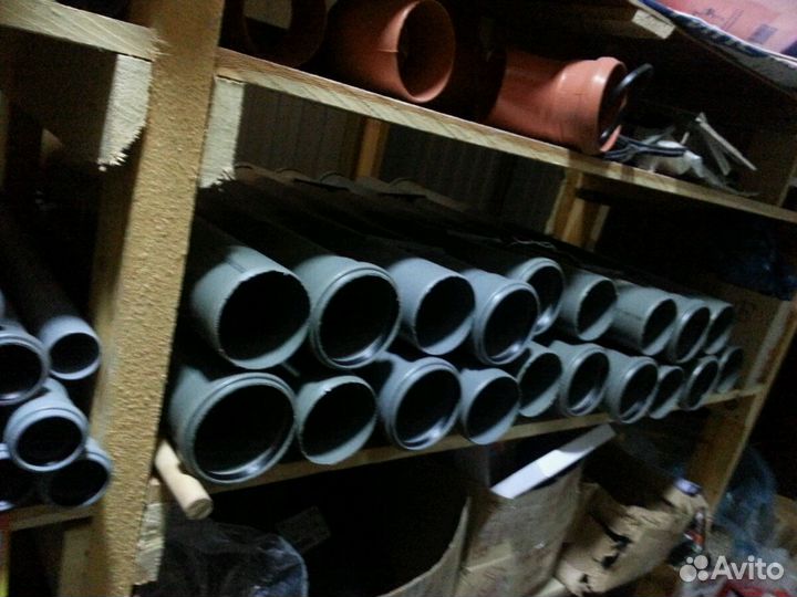 Оранжевые трубы для канализации