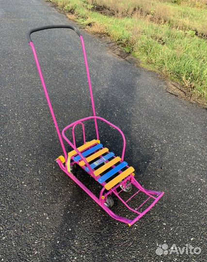 Санки на 4-х колёсах