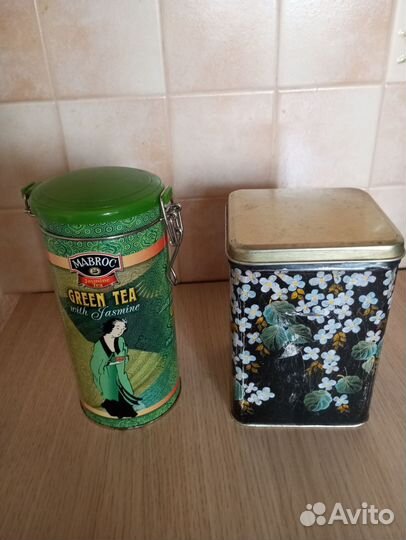 Жестяные банки для чая