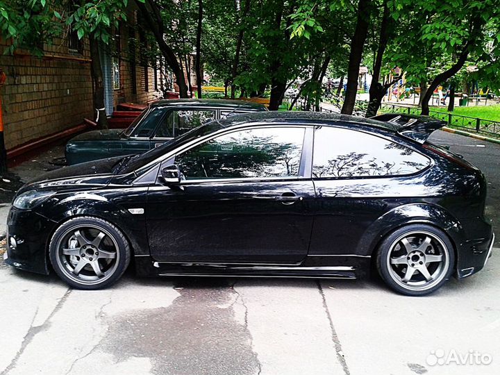 Пороги Rieger Ford Focus 2 HB 3D
