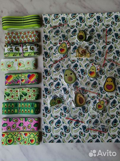 Репсовые ленты, кабашоны