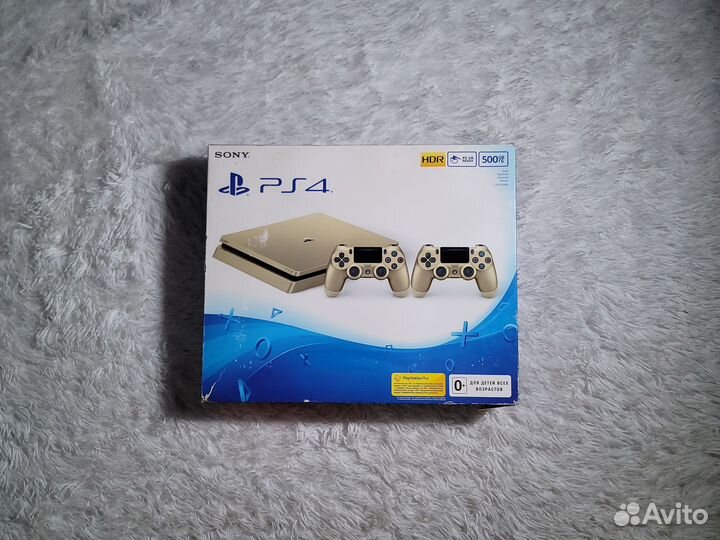 PS4 Slim 500Гб. Gold Edition. Отс. Обмен. Гарантия
