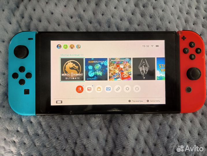 Nintendo Switch rev 2 с играми