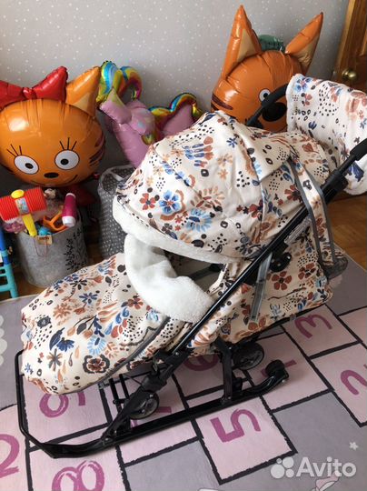 Коляска санки