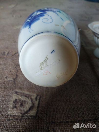 Гжель СССР посуда