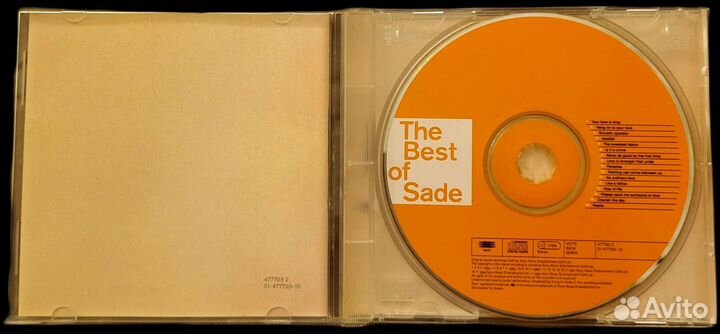 CD диск / THE best OF sade- sade