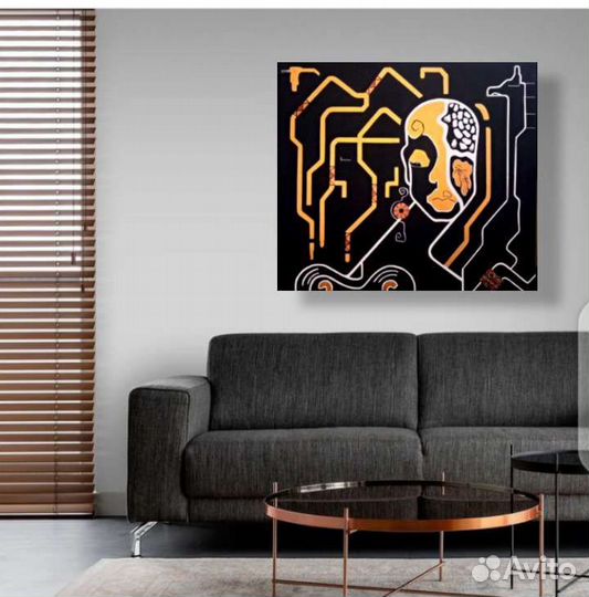 Картина крупноформатная.Живопись