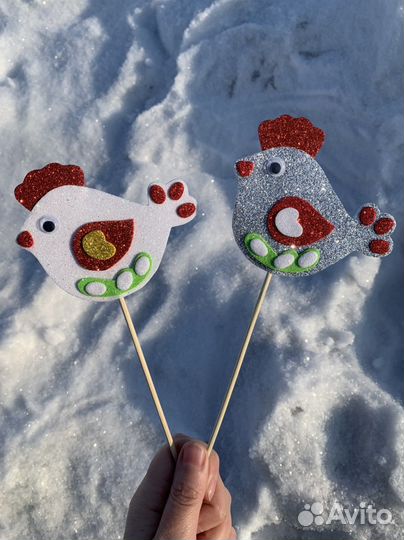 Пасхальные топперы