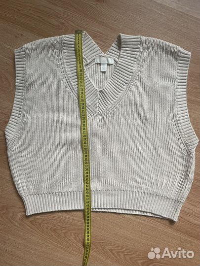 H&m хлопковый жилет