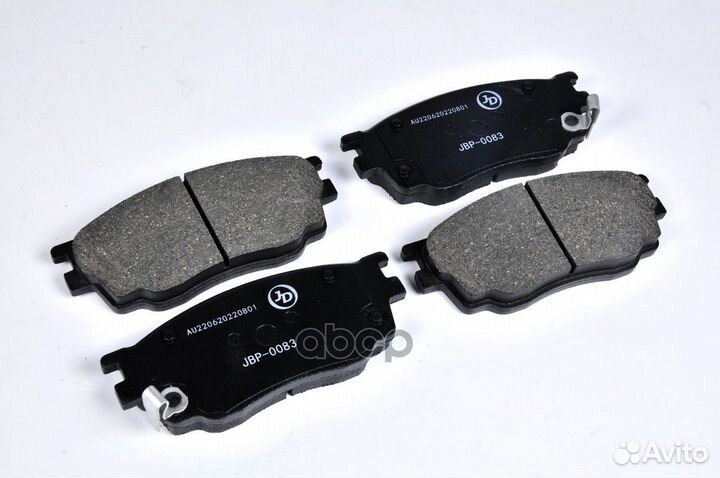 Колодки тормозные, передние D3122MH JBP0083 Jus
