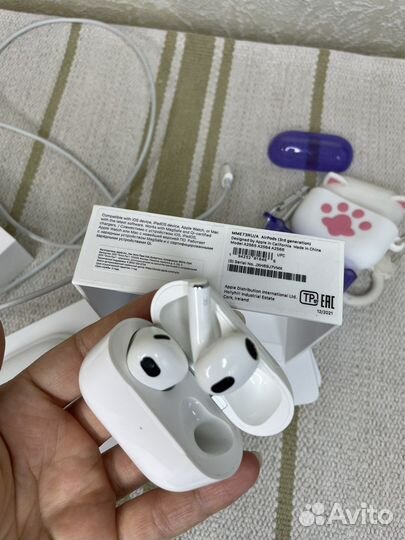 Беспроводные наушники apple airpods 3 оригинал