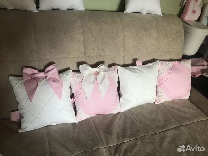 Бортики подушки в детскую кроватку