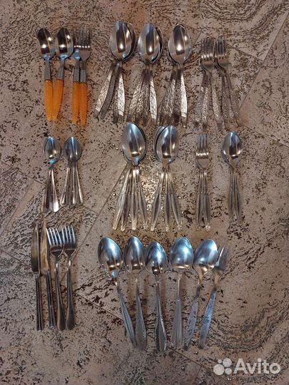 Ложки вилки столовые приборы