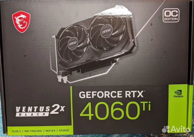 RTX 4060 TI MSI DNS (Гарантия) ventus купить в Комсомольске-на-Амуре ...