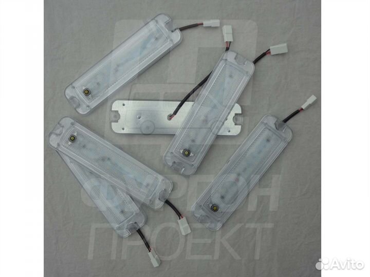 LED плафон освещения Сиеу накладной в микроавтобус