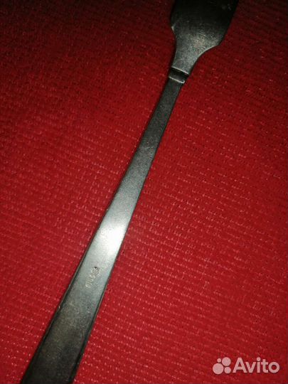 Вилка покрыта серебром