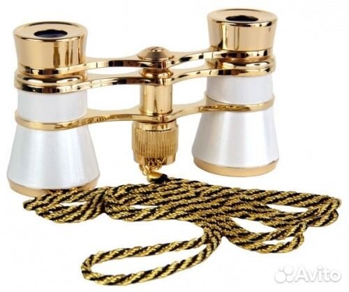 Театральный бинокль 3x25 с цепочкой