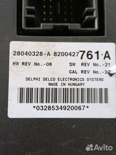 Блок комфорта. Рено Спайс 4