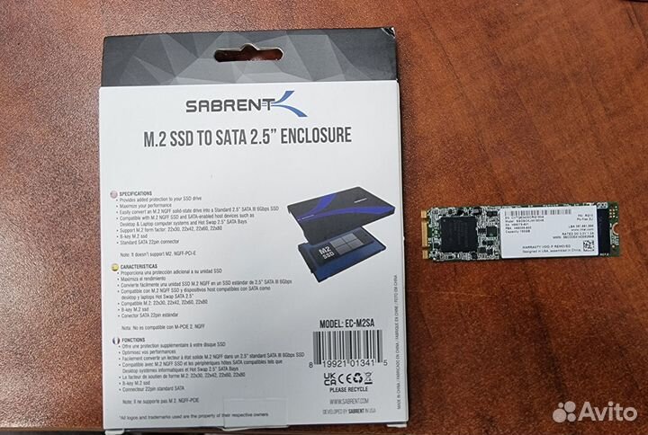 Адаптер для SSD диска m.2 to SATA 2,5