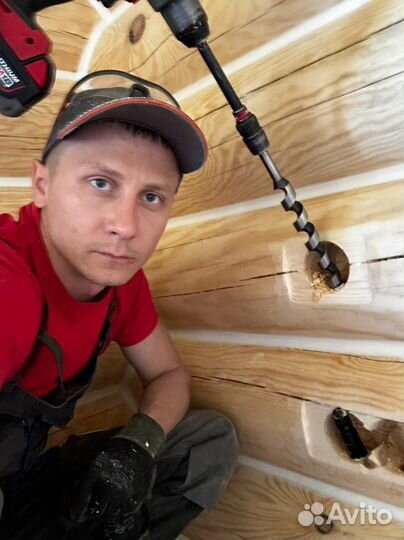 Электрика в деревянном доме. Услуги электрика