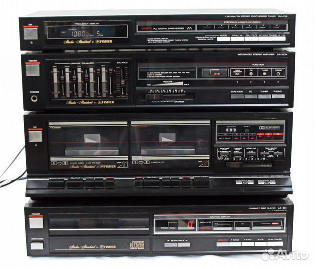 Стойка Fisher Усь Fisher CA-870 Sanyo JA 6155 +EQ