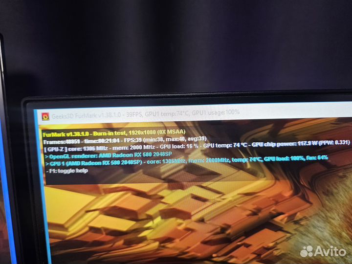 Sapphire RX 580 2048sp 4Gb