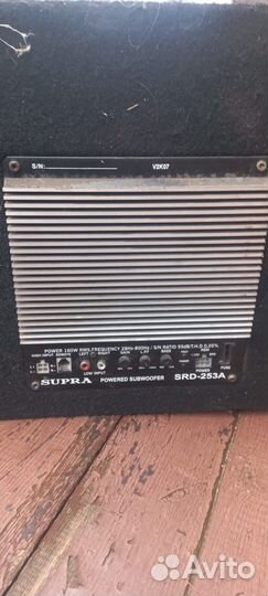 Сабвуфер Supra SRD-253A