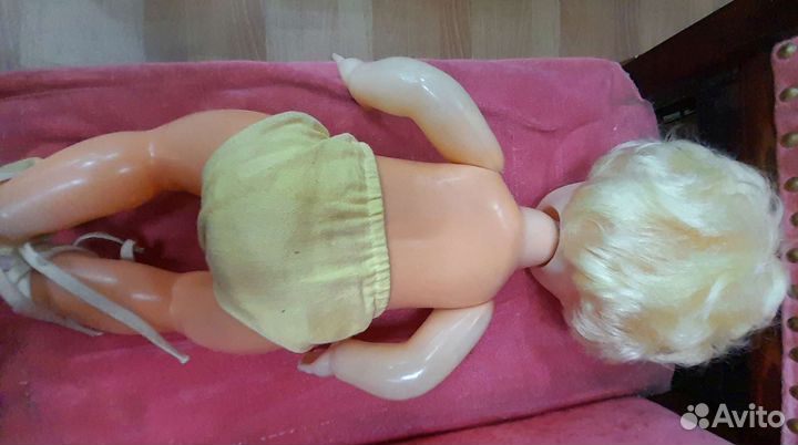 Винтажная кукла СССР Непослушная Алёнка, 46см