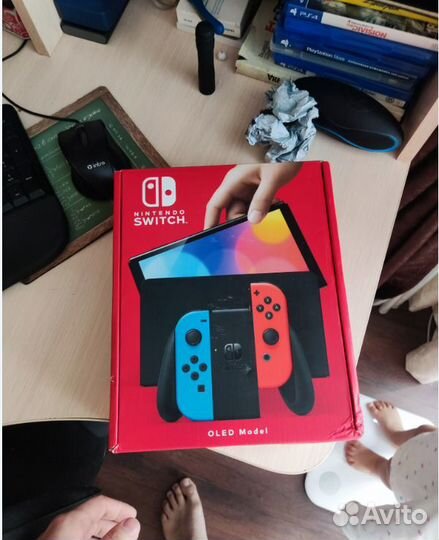 Nintendo Switch oled 64 гб новая