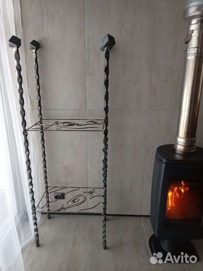 Кованая дровница 