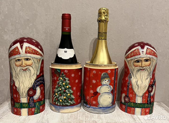 Матрешка под бутылку