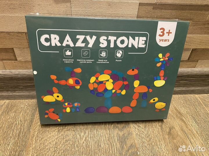 Камешки Монтессори «Цветная галька»