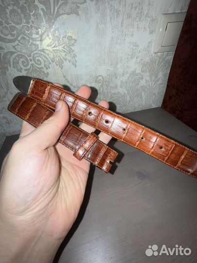 Ремень Brioni Аллигатор оригинал 95 см Без Бляшки