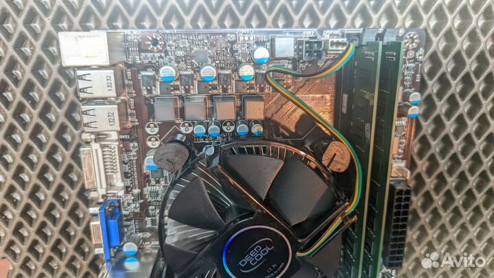 MSI H61M + intel i3-2120 + 8 Гб озу + Куллер