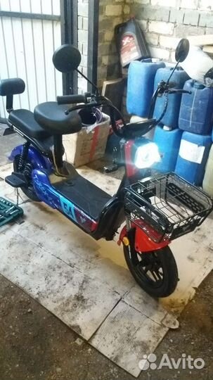 Электровелосипед 2-х местный