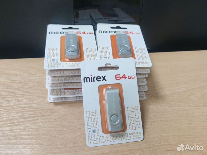 USB flash накопитель Mirex (USB 2.0), 64Gb, новый