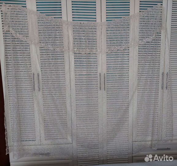 Тюль короткая высота 165 см