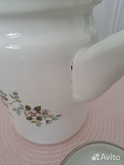 Кофейник эмалированный СССР