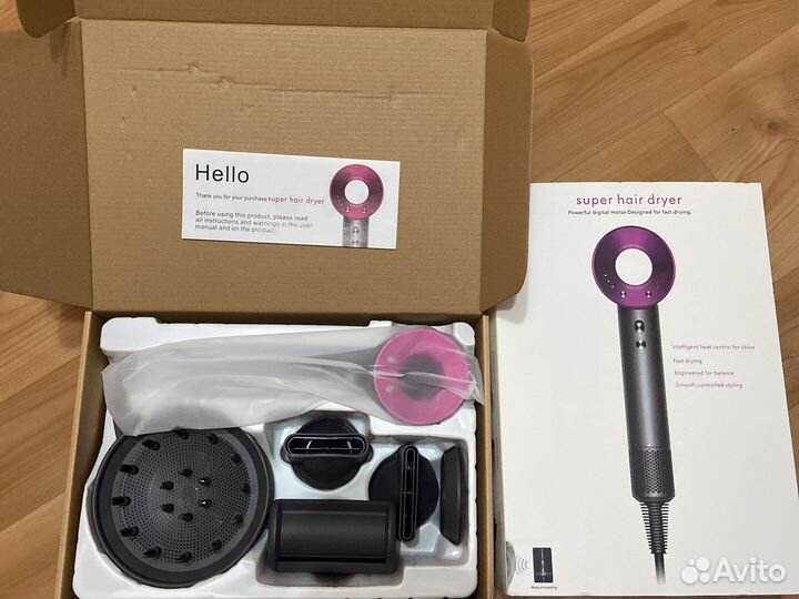 Фен Super hair dryer. Новый