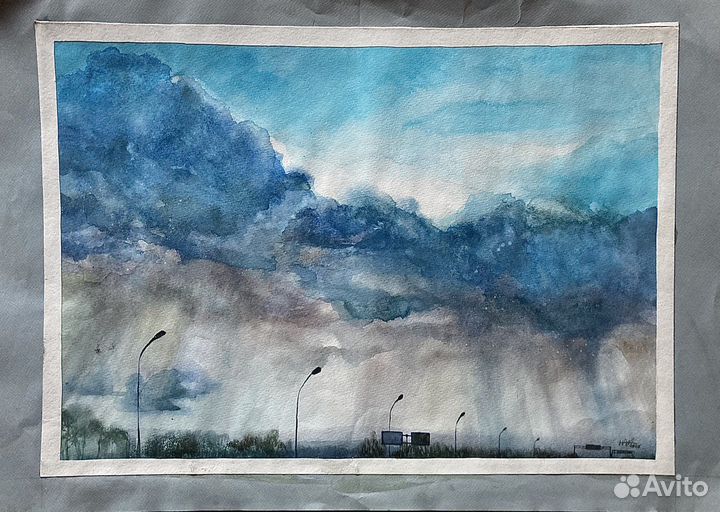 Акварельная картина А2