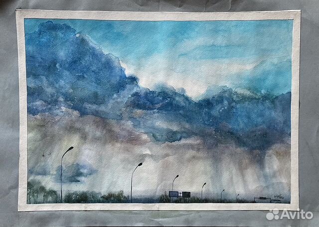 Акварельная картина А2